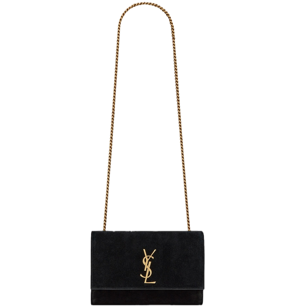  Túi Nữ Saint Laurent Small Reversible Kate In Suede 'Black' 