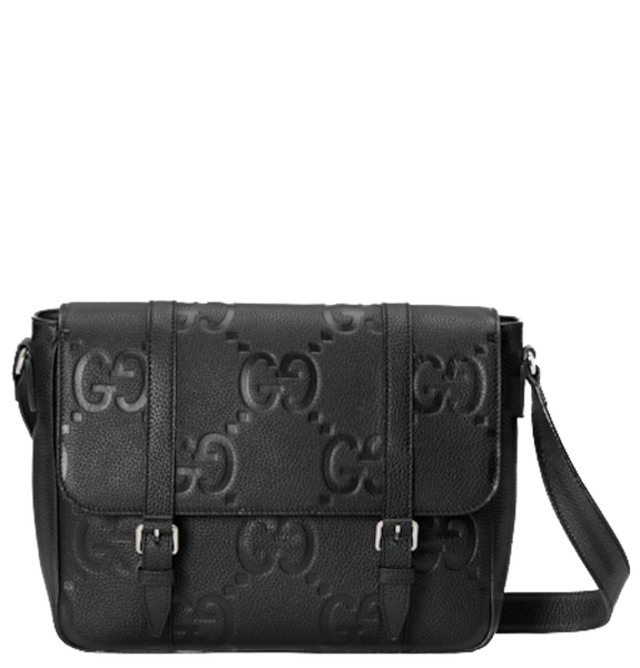  Túi Gucci Jumbo GG Medium Messenger Bag 'Black' 