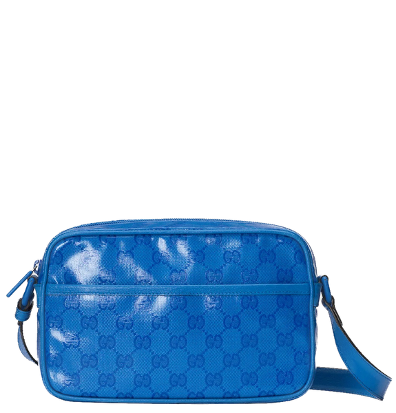  Túi Nam Gucci GG Crytal Mini Shoulder Bag 'Blue' 