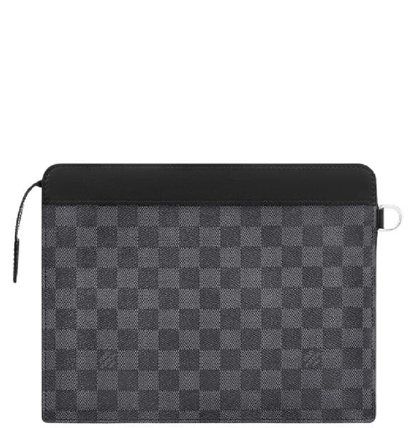  Túi Nam Louis Vuitton Standing Pouch Damier Graphite 'Monogram' 