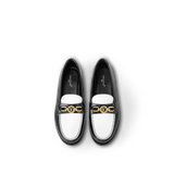  Giày Nữ Louis Vuitton Chess Flat Loafers 'Black' 