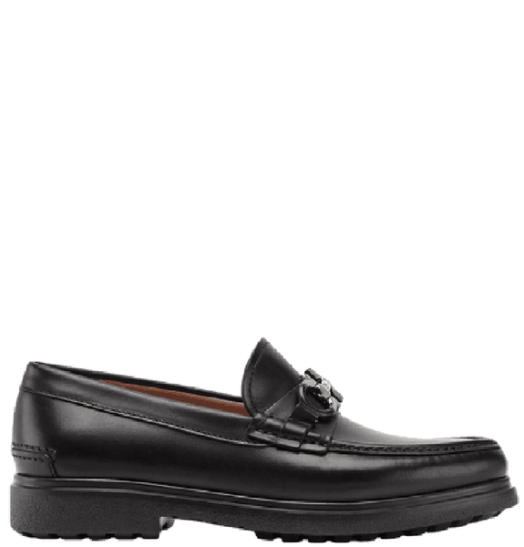  Giày Nam Salvatore Ferragamo Loafer Gancini 'Black' 