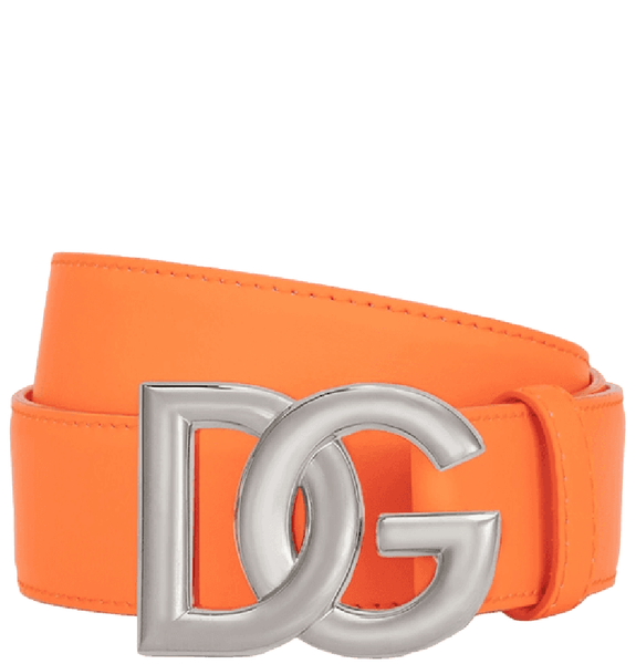  Thắt Lưng Nam Dolce & Gabbana Calfskin Belt 'Orange' 