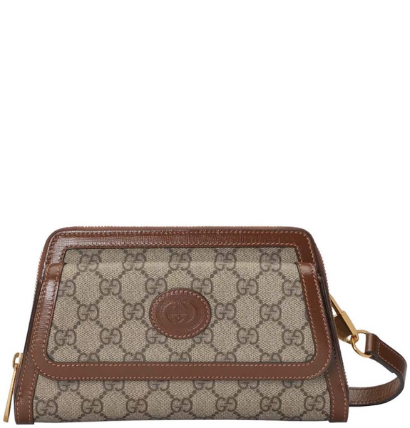  Túi Nữ Gucci Mini Bag With Interlocking G 'Beige' 