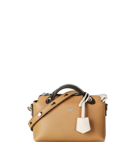  Túi Nữ Fendi 3Way Plain Crossbody Boston Duffles 'Beige' 