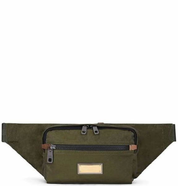  Túi Nam Dolce & Gabbana Nero Sicilia Dna Nylon Belt Bag 'Green' 