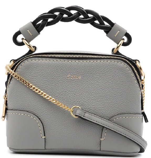  Túi Nữ Chloé Mini Daria Crossbody Bag 'Grey' 