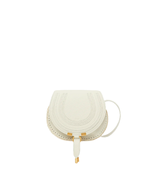  Túi Chloe Nữ Marcie Small Saddle 'White' 