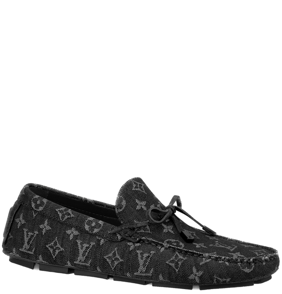  Giày Nam Louis Vuitton LV Driver Moccasin 'Noir' 