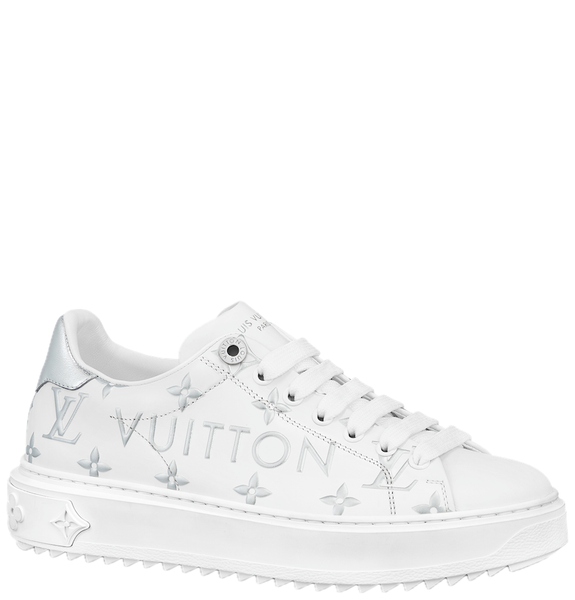  Giày Nữ Louis Vuitton Time Out Trainers 'Silver' 