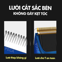 Bộ lưỡi tông đơ thay thế cho các dòng tông đơ Kemei KM-1086, KM-27C, KM-1085, lưỡi sứ không gỉ an toàn dễ tháo lắp