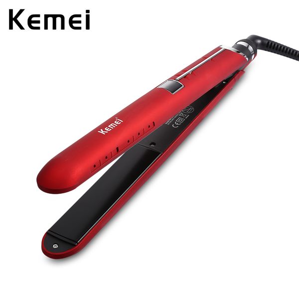 Máy duỗi uốn tóc đa năng Kemei KM-2205 điều chỉnh nhiệt theo ý muốn màn hình LCD thông minh