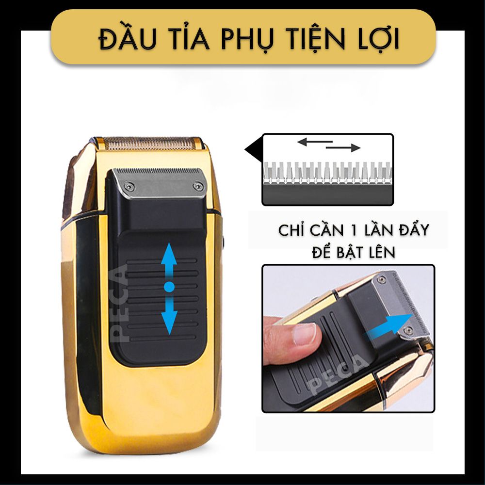 Máy cạo râu Kemei KM-2028 màn hình LCD thông minh 3 tốc độ cắt- có thể fade tóc - phân phối chính hãng