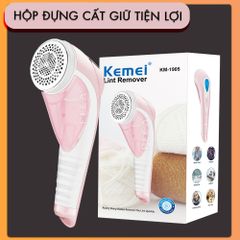Máy cắt lông xù quần áo không dây Kemei KM-1905 cắt lông xù nhiều loại vải, công suất 9w mạnh mẽ.. - Phân phối chính hãng
