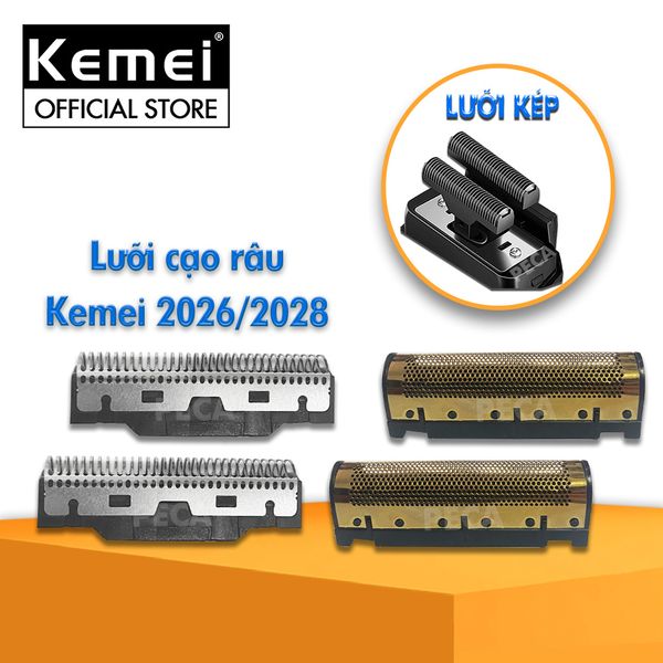 Lưỡi thay thế máy cạo râu Kemei KM-2026 / Kemei KM-2028 / Kemei KM-1112