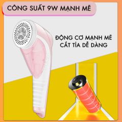 Máy cắt lông xù quần áo không dây Kemei KM-1905 cắt lông xù nhiều loại vải, công suất 9w mạnh mẽ.. - Phân phối chính hãng