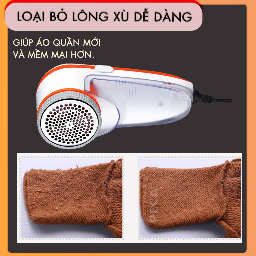 Máy cắt lông xù quần áo không dây Kemei KM-241 cắt lông xù nhiều loại vải.. - Phân phối chính hãng