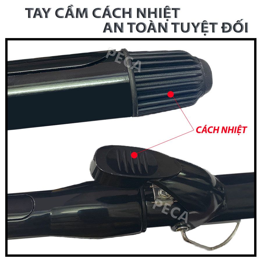 Máy uốn tóc Kemei KM-9942 điều chỉnh 4 mức nhiệt độ dây điện xoay 360 độ phù hợp sử dụng mọi loại tóc