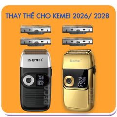 Lưỡi thay thế máy cạo râu Kemei KM-2026 / Kemei KM-2028 / Kemei KM-1112