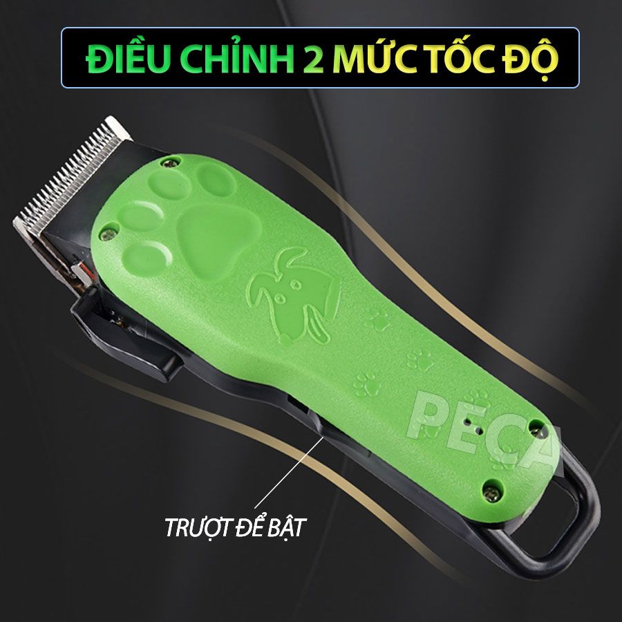 Tông đơ cắt lông thú cưng Kemei KM-CW10 không dây chuyên nghiệp công suất mạnh 8W sạc nhanh USB tiện lợi - Hàng chính hãng