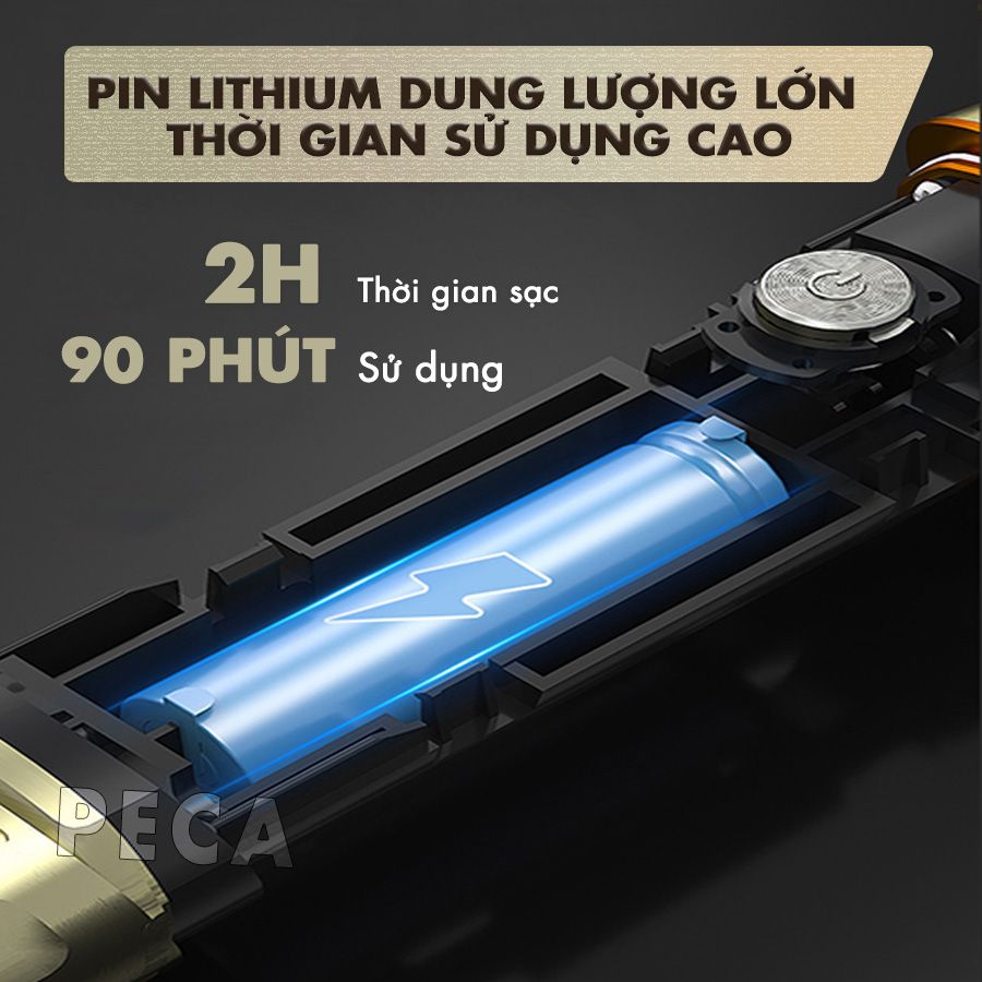 Tông đơ đa năng 5in1 KEMEI KM-5859 nhiều đầu thay thế chuyên dụng cắt tóc, chấn viền, cạo râu, cạo lông toàn thân, lông chân mày...- Hàng chính hãng