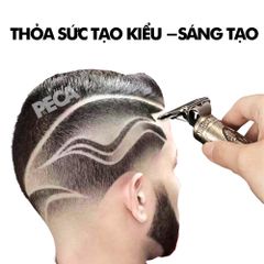 Tông đơ chấn viền không dây Kemei KM-1974A có 2 pin rời, có thể sạc lại,có thể khắc tatoo, cạo trắng... - CHÍNH HÃNG