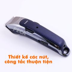 Tông đơ cắt tóc dành cho gia đình và trẻ em Kemei KM-5020 lưỡi cắt có thể điều chỉnh độ dài