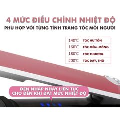 Máy duỗi tóc KEMEI KM-2203 điều chỉnh 4 mức nhiệt độ thông minh phù hợp với mọi loại tóc