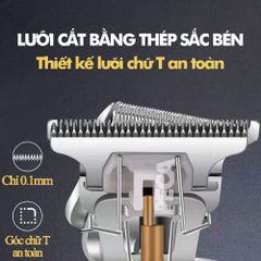 Tông đơ chấn viền không dây Kemei KM-1974C có 2 pin rời, có thể sạc lại,có thể khắc tatoo, cạo trắng... - CHÍNH HÃNG