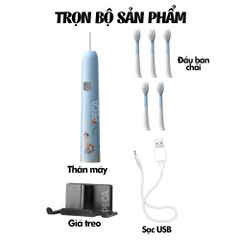 Bàn chải đánh răng điện trẻ em KEMEI KM-YS710 công nghệ rung siêu âm