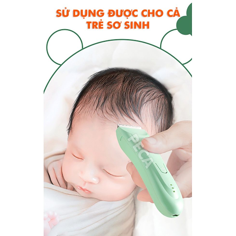 Tông đơ cắt tóc trẻ em không dây Kemei KM-811 kích thước nhỏ gọn êm ái bảo hành chính hãng 12 tháng