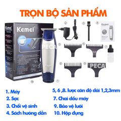 Tông đơ chấn viền sắc nét Kemei KM 5021 nhỏ gọn tiện lợi có thể khắc tóc phân phối chính hãng