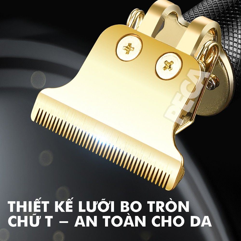 Tông đơ chấn viền không dây Kemei KM-1971A có thể khắc tatoo, cạo trắng, cạo đầu sạc nhanh - hãng phân phối chính thức