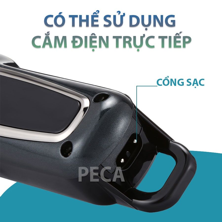 Tông đơ cắt tỉa lông thú cưng KEMEI KM-1991 công suất mạnh mẽ điều chỉnh 2 mức tốc độ kèm kềm và dũa móng chó, mèo