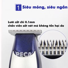 Tông đơ chấn viền sắc nét Kemei KM 5021 nhỏ gọn tiện lợi có thể khắc tóc phân phối chính hãng