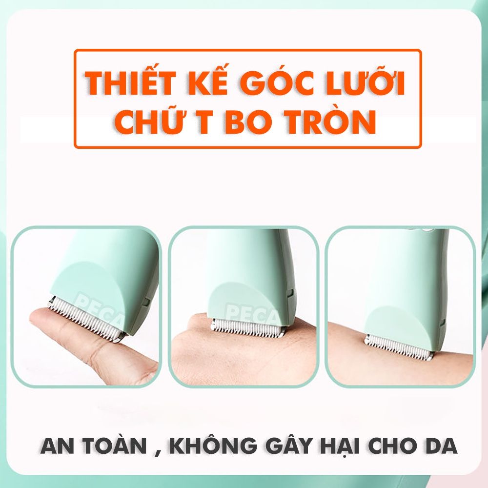 Tông đơ cắt tóc trẻ em không dây Kemei KM-811 kích thước nhỏ gọn êm ái bảo hành chính hãng 12 tháng