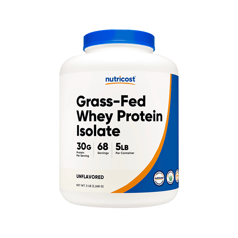 NUTRICOST GRASS FED WHEY PROTEIN ISOLATE 5LBS