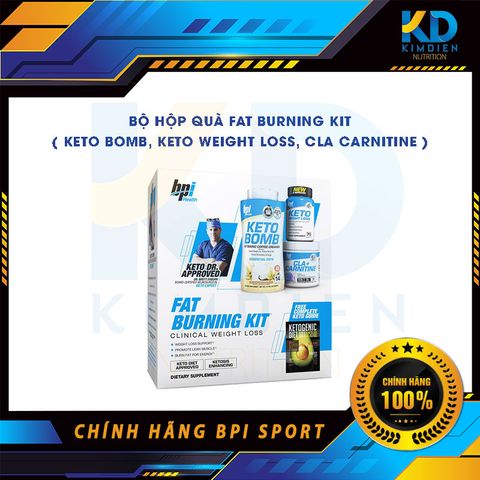  Bộ hộp quà Fat Burning Kit ( Keto bomb, Keto Weight loss, Cla Carnitine ) 