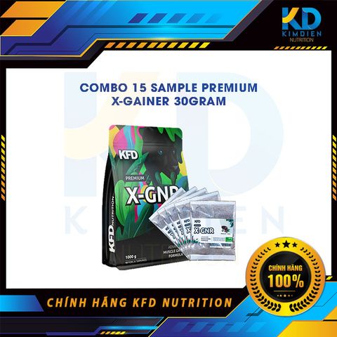  COMBO 15 SAMPLE PREMIUM X-GAINER 30GRAM 