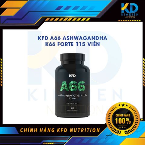  KFD A66 ASHWAGANDHA K66 FORTE 115 VIÊN 