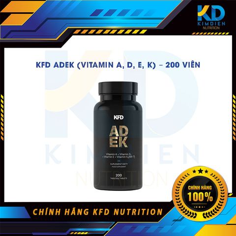  KFD ADEK (VITAMIN A, D, E, K) – 200 VIÊN 