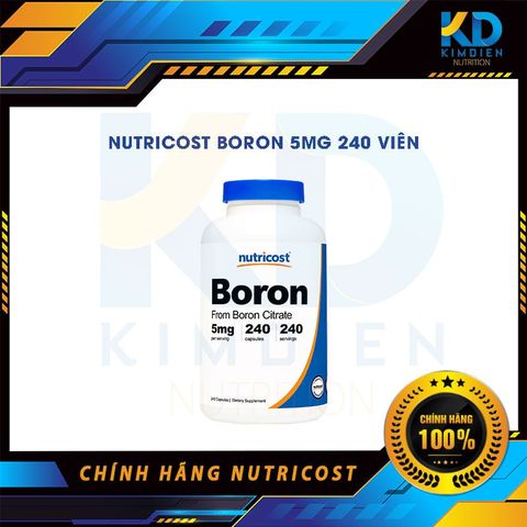  NUTRICOST BORON 5MG 240 VIÊN 