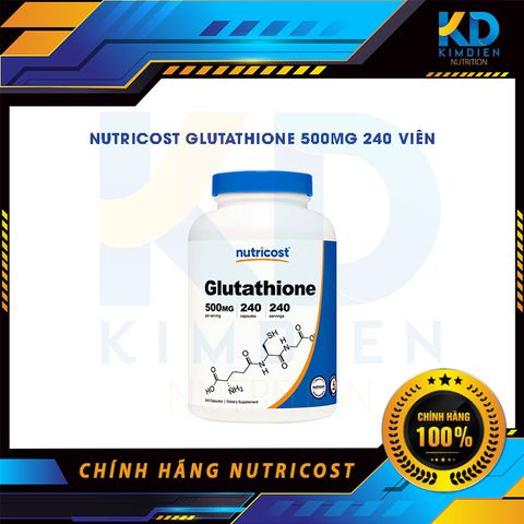  NUTRICOST GLUTATHIONE 500MG 240 VIÊN 