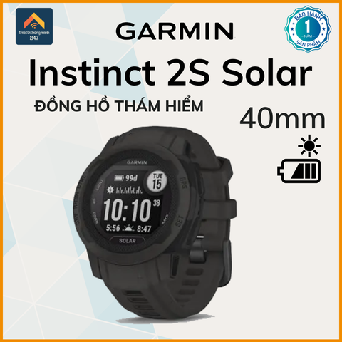 Đồng Hồ Thông Minh Garmin Instinct 2S Solar/40mm