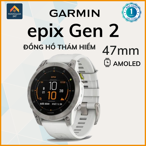 Đồng Hồ Thông Minh Garmin epix Gen 2/47mm-Sapphire