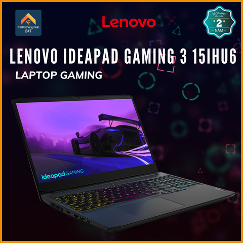 Laptop Lenovo IdeaPad Gaming 3 15IHU6 i5 11300H/8GB/512GB/4GB RTX3050Ti/15.6