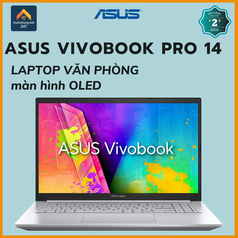 Laptop văn phòng Asus VivoBook Pro M3401QA R5 5600H/8GB/512GB/14