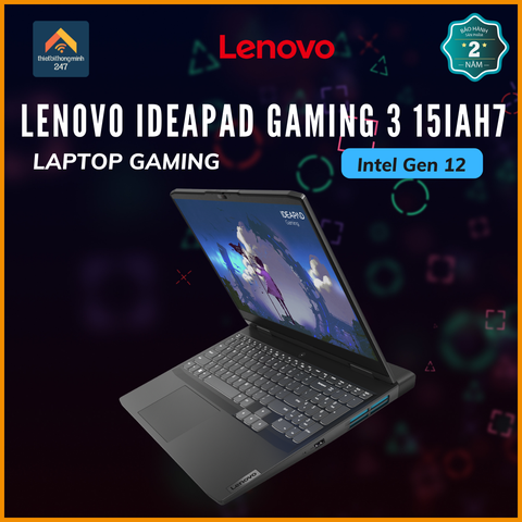 Laptop Lenovo Ideapad Gaming 3 15IAH7 i5 12500H/8GB/512GB/4GB RTX305015.6