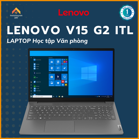 Laptop doanh nghiệp Lenovo V15 G2 ITL i7 1165G7/8GB/512GB/2GB MX350/15.6