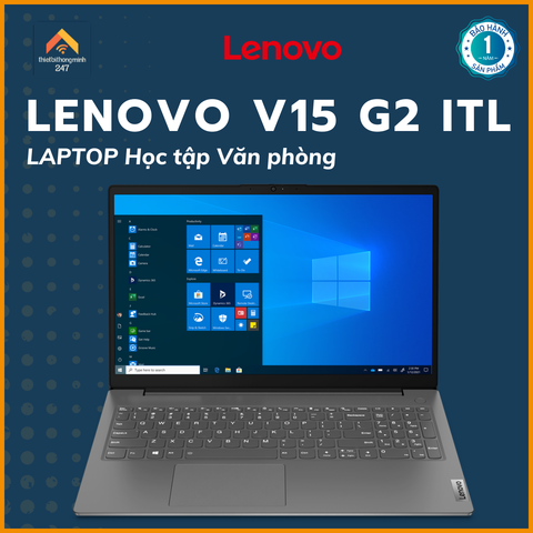 Laptop doanh nghiệp Lenovo V15 G2 ITL i7 1165G7/8GB/512GB/15.6